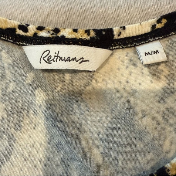 Reitmans Tank Top Black Yellow White Classy Women’s Size M - Picture 8 of 9